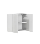 NOOSA LAUNDRY 630 FLUTED WHITE WALL CABINET